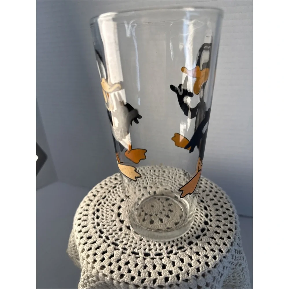 Vintage 1973 Daffy Duck Looney Tunes Pepsi Collector Glass By Warner Brothers
